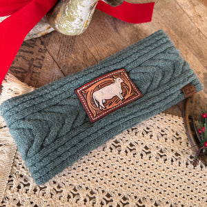 Charolais Cow Ear Warmer