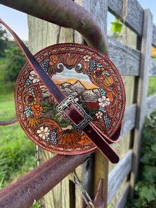 “A Wild & Western Summer” Round Purse