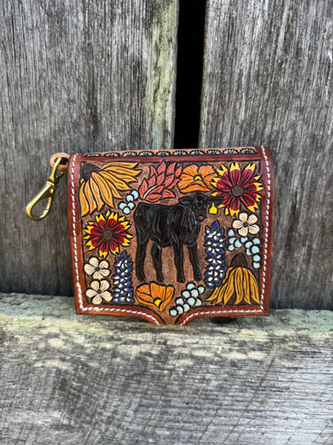 Black Calf Mini Wallet