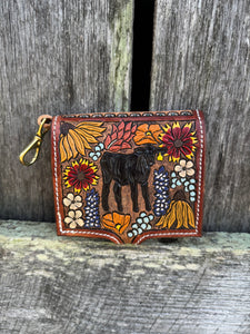 Black Calf Mini Wallet