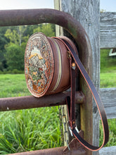 Load image into Gallery viewer, “A Wild &amp; Western Summer” Round Purse