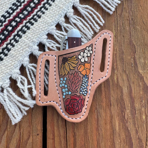 Wildflower Cowgal Knife + Sheath