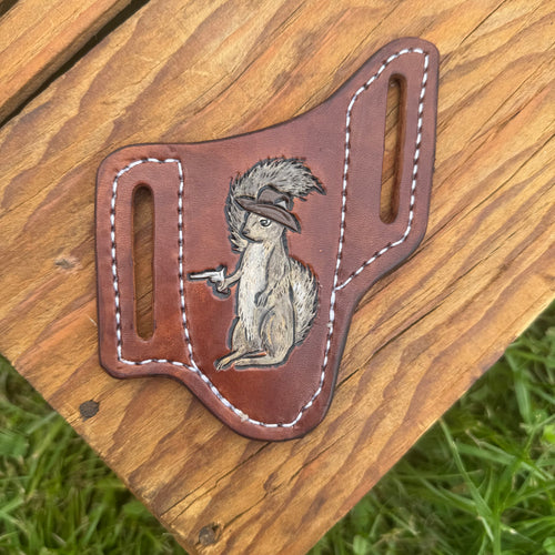 Shootin’ Squirrel Knife Sheath