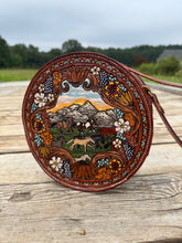 Load image into Gallery viewer, “A Wild &amp; Western Summer” Round Purse