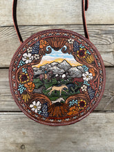 Load image into Gallery viewer, “A Wild &amp; Western Summer” Round Purse