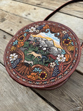 Load image into Gallery viewer, “A Wild &amp; Western Summer” Round Purse